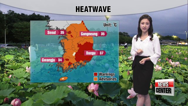 Heatwave alerts nationwide, rain expected on weekend