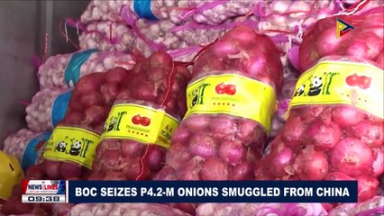 BOC seizes P4.2-M onions smuggled from China