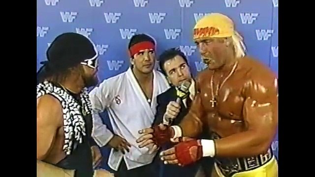 Hulk Hogan, Randy «Macho Man» Savage & Ricky «The Dragon» Steamboat