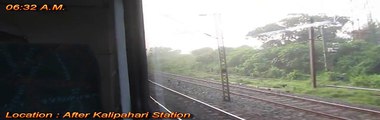 110 KMPH Double Decker maintaining speed at Kalipahari and Waria