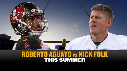 Most intriguing training camp battle: Aguayo vs. Folk