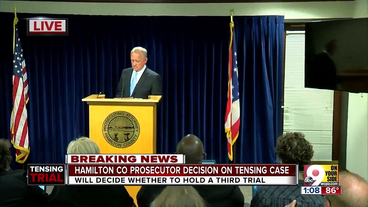 Prosecutor Joe Deters decides not to try Ray Tensing third time in killing of Sam DuBose