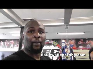 James Toney Clowning Vitali Klitschko