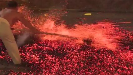 These Men Walk Over Burning Coal As Hot As 700 Degrees Celsius