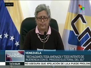 CNE rechaza amenazas a la soberanía de Venezuela