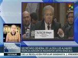 EEUU: Almagro continúa impulsando la agenda contra Venezuela