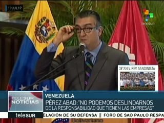 Pérez Abad insta a trabajar por el modelo productivo de Venezuela