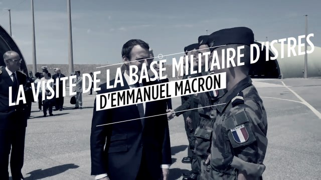 La visite d'Emmanuel Macron sur la base militaire d'Istres