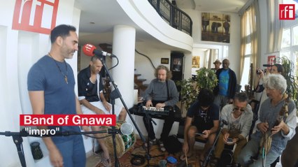 Session live avec Band of Gnawa