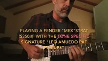 Leo Amuedo playing with the TONE SPECIFIC LEO AMUEDO PAF signature pickups.