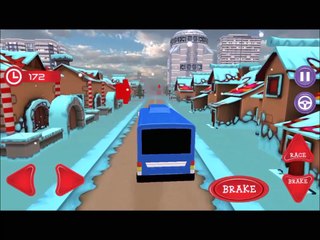 School Bus Racing Car Game Cartoon for Kids Gameplay