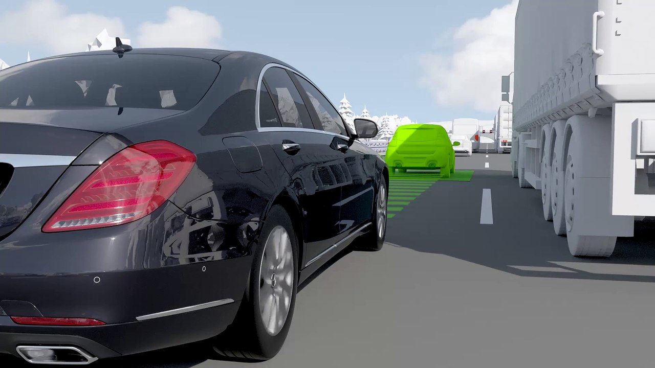 Die neue Mercedes-Benz S-Klasse - Aktiver Abstands-Assistent DISTRONIC - Erweitertes automatisches Wiederanfahren