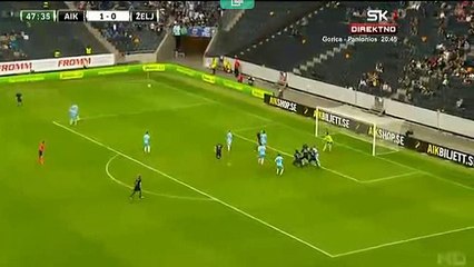 Nils-Eric Johansson Goal HD - AIK (Swe)	1-0	Zeljeznicar (Bih) 20.07.2017