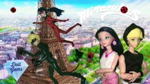 Marinette and Adrien finally KISS Beauty and the Beast doll play miraculous ladybug