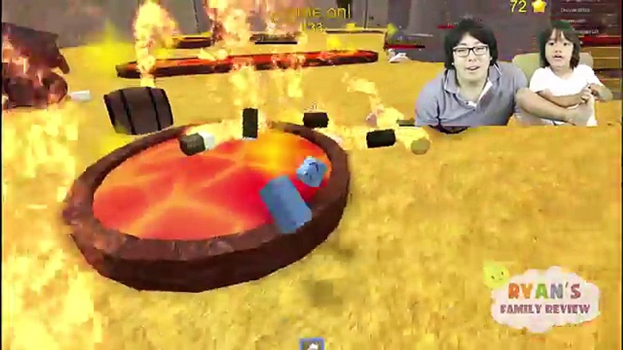 ROBLOX Pillow Fight! Lets Play Family Game Night with Ryans Family Review