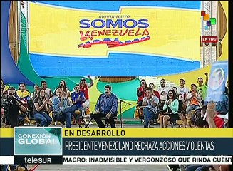 Pdte. venezolano: Mientras la oposición destruye nosotros construimos