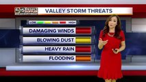 Slight chance of Valley storms on Thursday