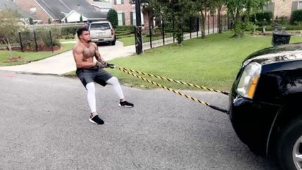 Falcons Rookie Duke Riley Pulls a F***ing SUV as His Workout