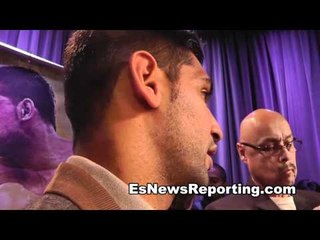 Amir Khan Talks About Lamont Peterson