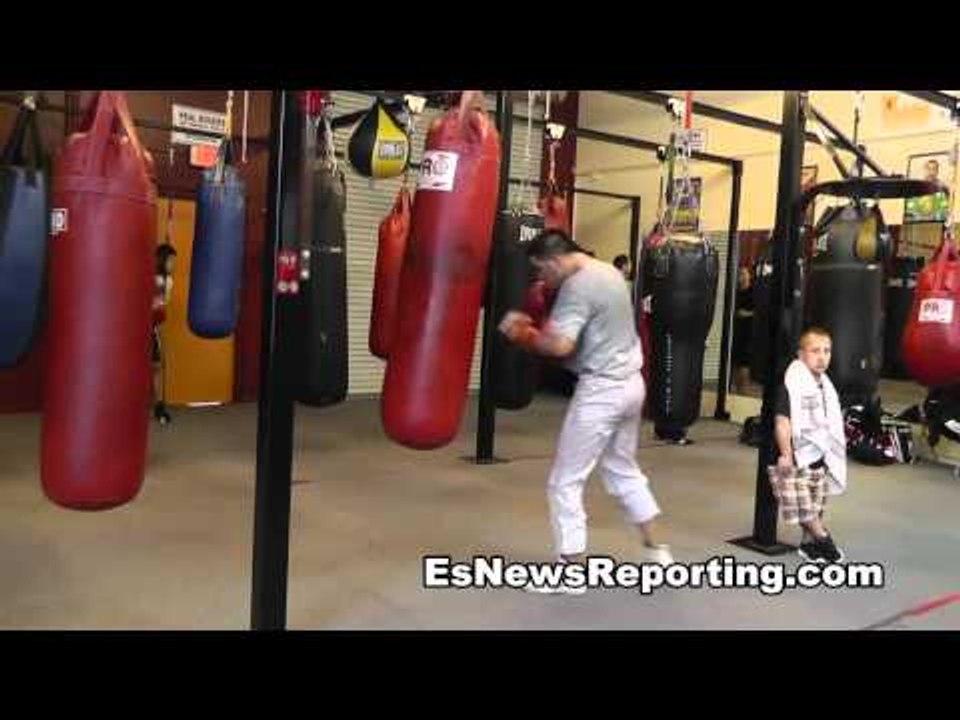 Rios Getting Ready For War With Richard Abril