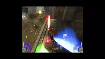 37 Star Wars Jedi Knight Jedi Academy; Essa parte tá mais dificil, não tenho aliados, só desgraça