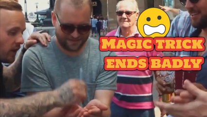 Magic trick ends badly