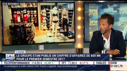 Le groupe Etam publie un chiffre d'affaires de 600 millions d'euros pour le premier trimestre 2017 - 20/07