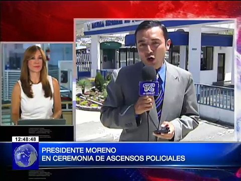 Presidente Lenín Moreno participó en ceremonia de ascensos de Generales de Policía
