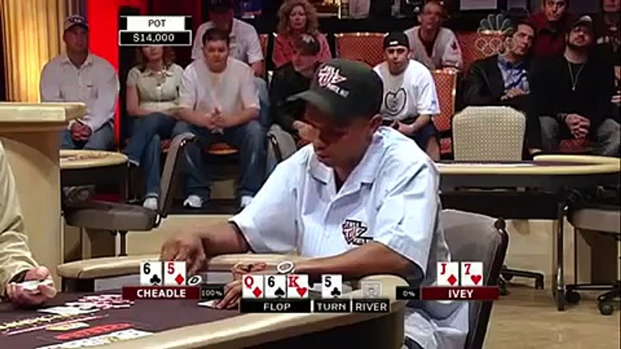 Gorgeous Phil Ivey against Hollywood star Don Cheadle Heads Up Poker