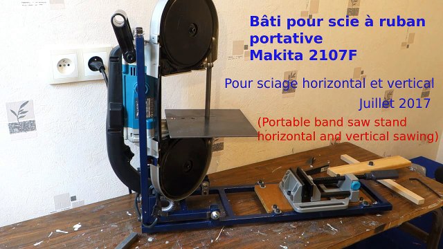 bâti pour scie à ruban portative Makita 2107F