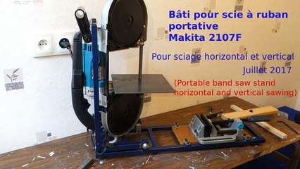 bâti pour scie à ruban portative Makita 2107F