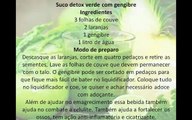 6 Sucos Detox Para Emagrecer e Derreter Gorduras (Com Gengibre - Termogenico Natural)