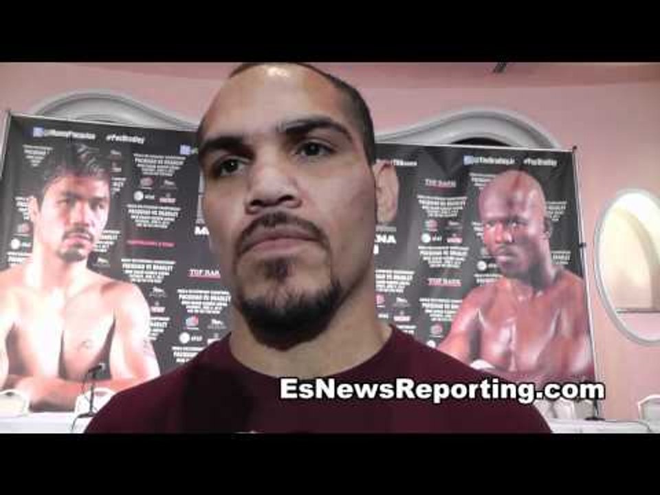 Pacquiao Sparring Partner Bradley vs Manny Will Be Fun Fight