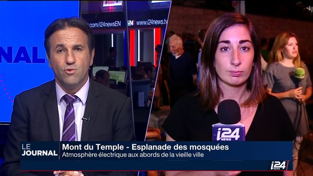 Mont du temple - Esplanade des mosquées: La tension est retombée ici, devant la Porte des Lions , affirme Léa Berdugo