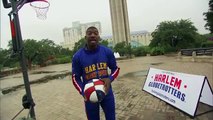 Amazing 583 Foot Basketball Shot | Harlem Globetrotters