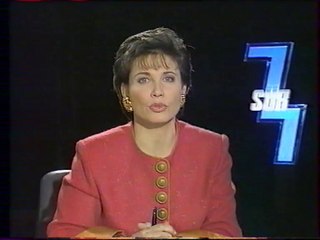 TF1 - 29 Novembre 1992 - Pubs, teasers, début "7 sur 7" (Anne Sinclair)