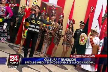 Orgullo Peruano: Banda de Música y Elenco de Danzas de la PNP deslumbra con su talento