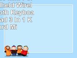 Lcyyo IBK26 Mini Portable Handheld Wireless Bluetooth Keyboard Touchpad 3 In 1 Keyboard