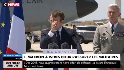 [Zap Actu] Emmanuel Macron à Istres pour rassurer les militaires (21/07/17)