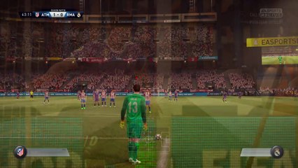 Atletico de Madrid vs Real Madrid (4-0) Fifa 17 Seasons