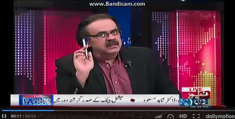 Dr shahid warned prime minister.....