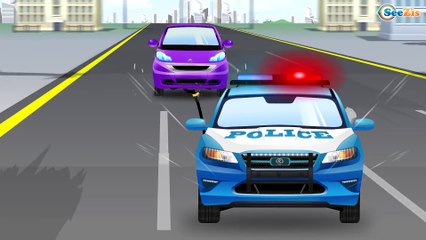Мультфильмы для детей Полицейская машина в Городке помогает всем! Новые Серии Мультики