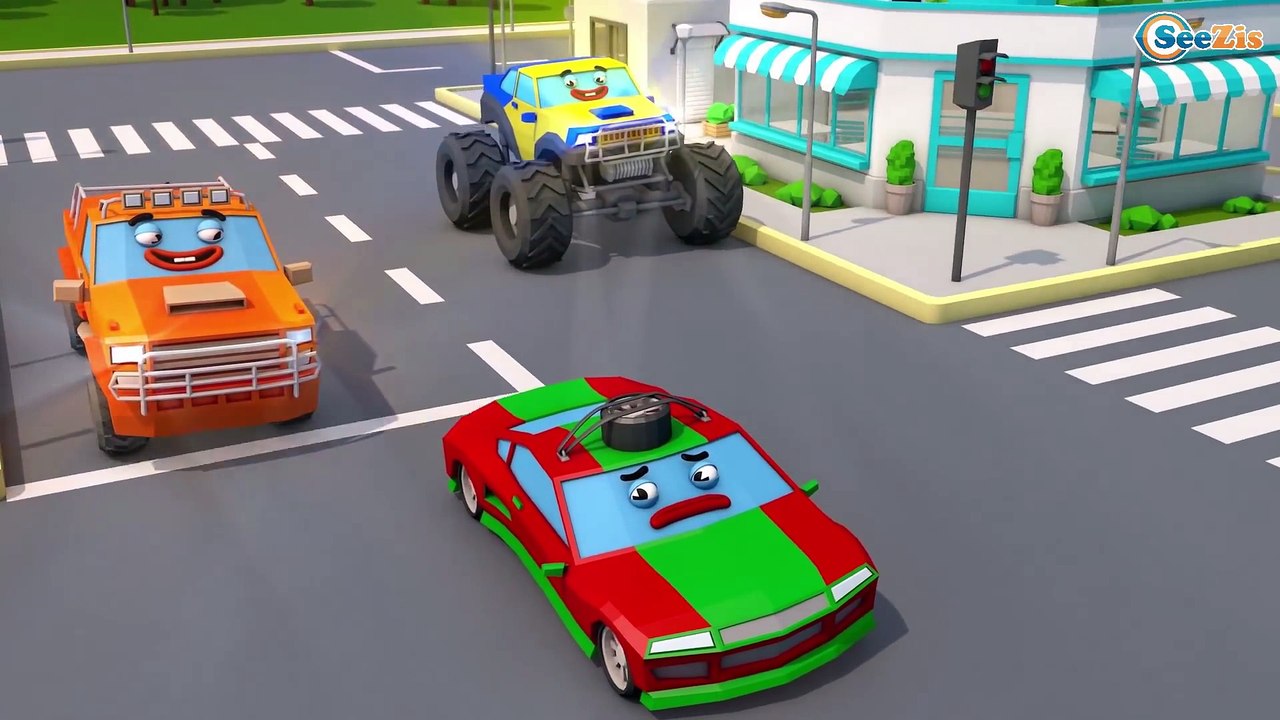 Trator e Caminhão para Crianças | Desenhos animados carros bebês 3D desenho animado