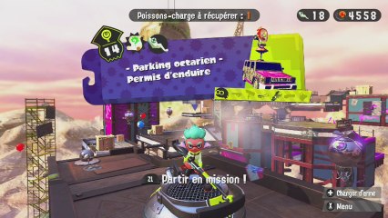 Splatoon 2 - Soluce complète - 3-14 - Parking octarien - Permis d'enduire