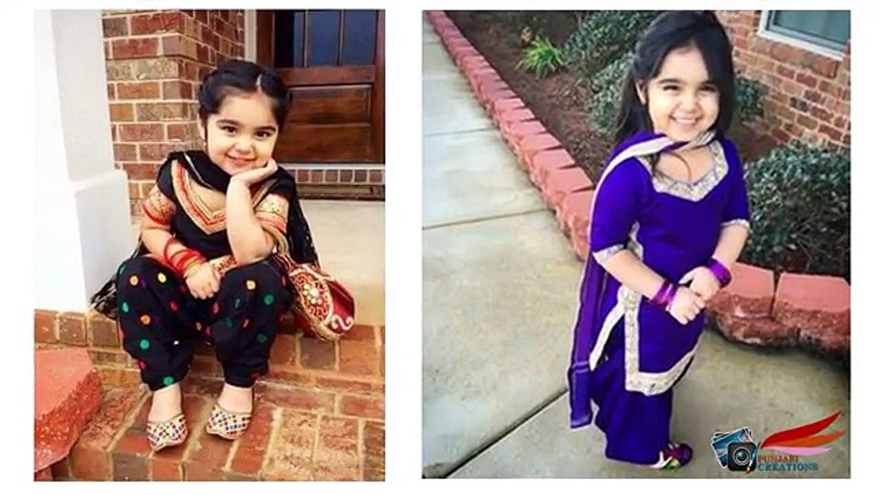 Little Girls Punjabi Suit Designs Designer Salwar Suit For Kids - video  Dailymotion