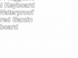 Dismo J556 Pluggable Mechanical Keyboard 104 Keys Waterproof Backlit Wired Gaming Keyboard