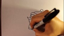 Drawing: How To Draw Cartoon Santa Claus - for Beginners, Easy Lesson, step by step