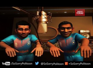 So Sorry  Team India dancing to Kohli-veri tune