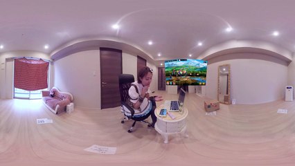 てんちむの自宅を360度公開!?『幻獣契約クリプトラクト』やりながらメイクしてみた