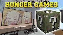 PopularMMOs Minecraft׃ ANIME BEDROOM HUNGER GAMES - Lucky Block Mod - Modded Mini-Game